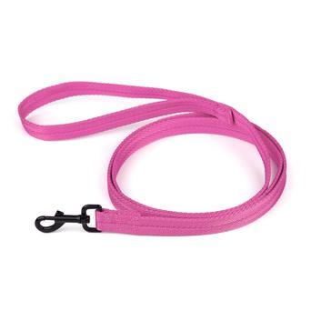 Dogline Nylon Flat Dog Leash, Pink