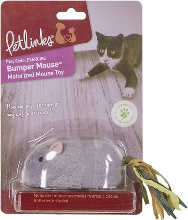 SmartyKat Instincts Bumper Mouse Motorized Cat Toy