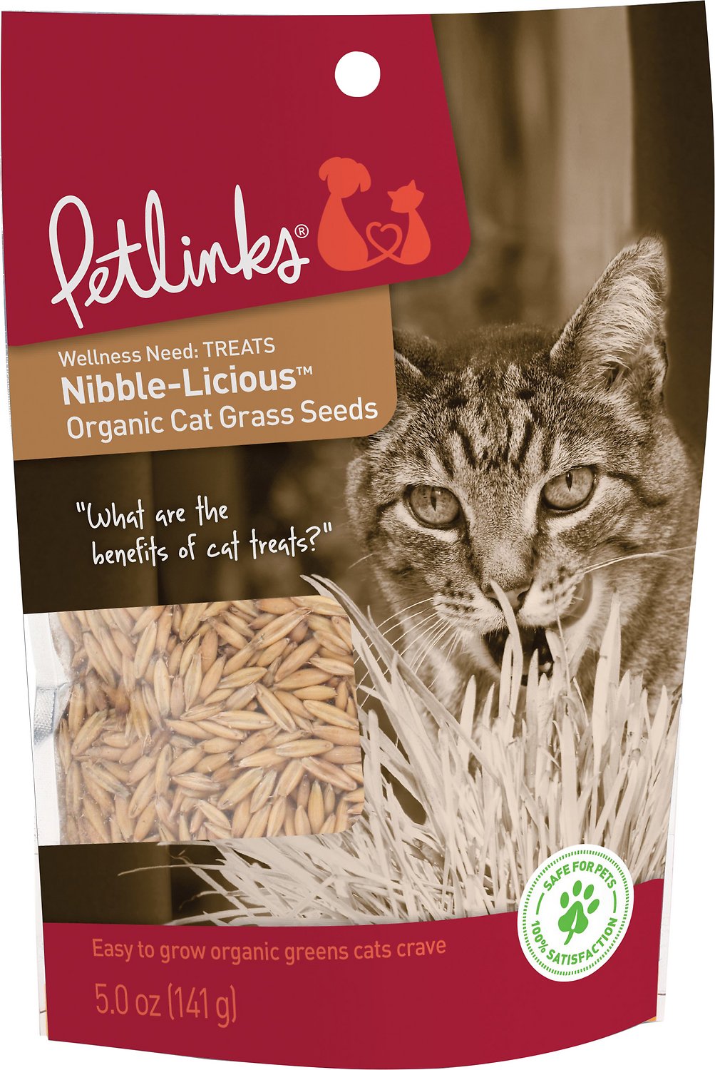 SmartyKat Instincts Nibble-Licious Organic Cat Grass Seeds