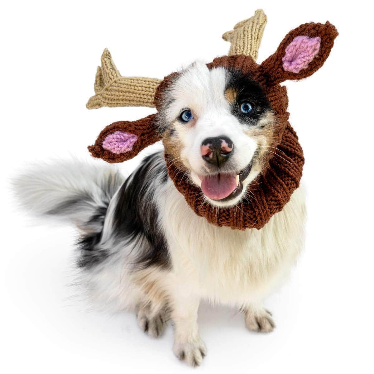 Zoo Snoods Reindeer Snood for Dogs, Medium