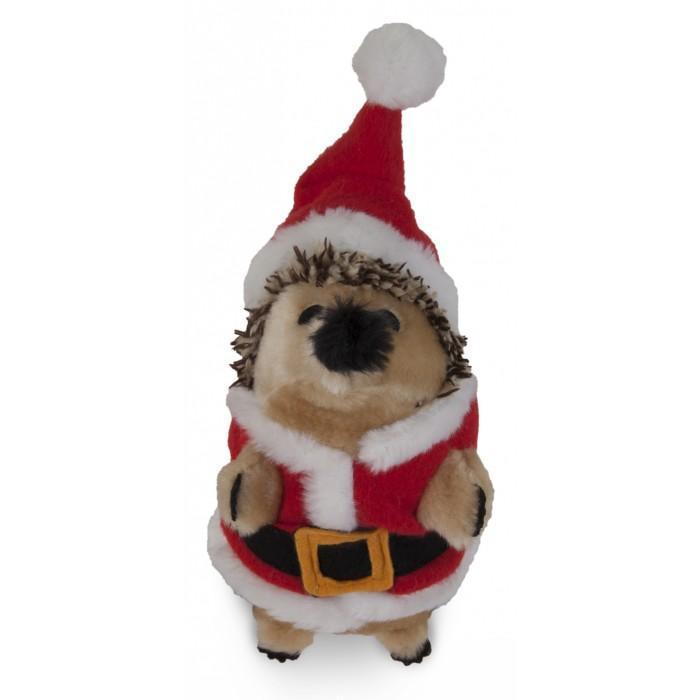 Zoobilee Holiday Heggies Santa Dog Toy