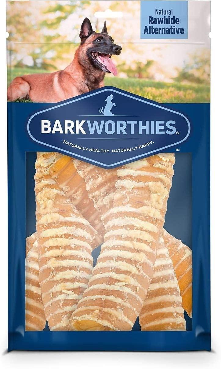 Barkworthies Beef Trachea Dog Treats