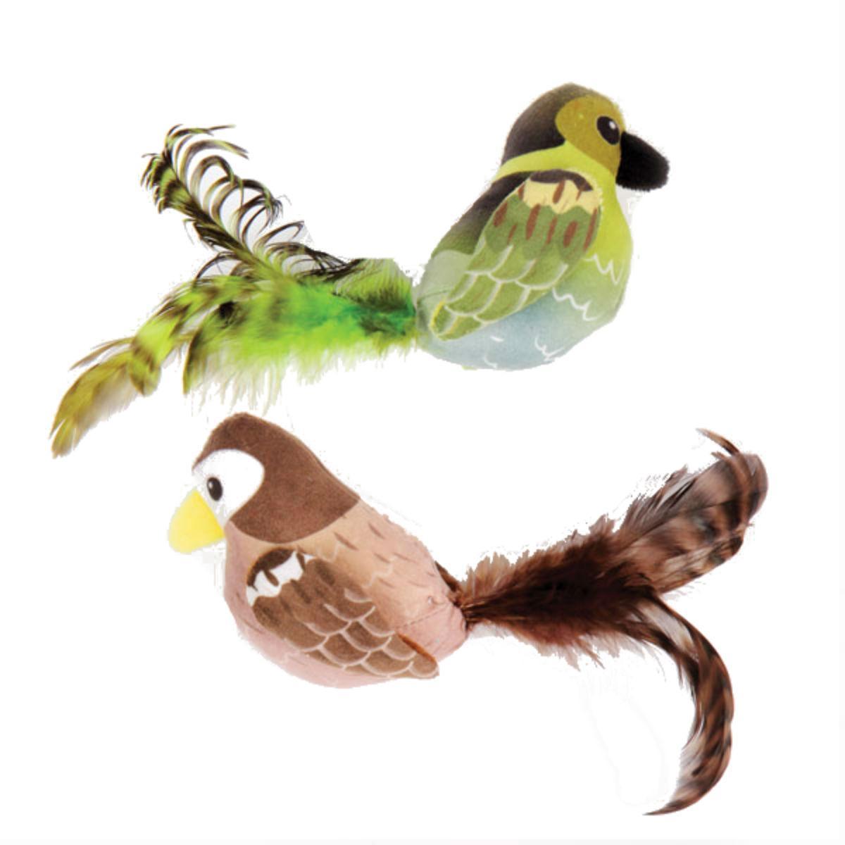 Pet Park Blvd Bird Cat Toy, Assorted