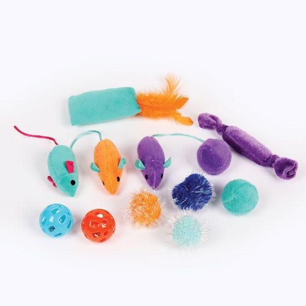 Pet Park Blvd Value Pack Cat Toy, 12-pk (Size: 12-pk)