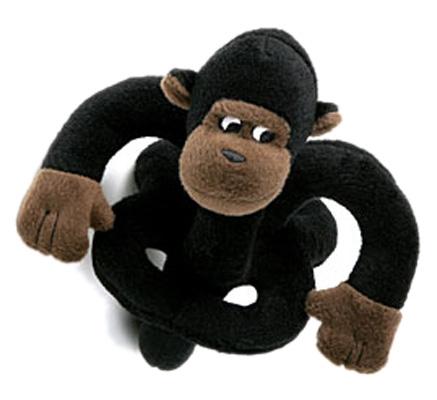 Loopies Gorilla Sound Chip Dog Toy, Mini