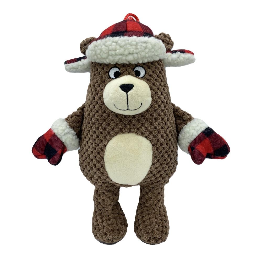 Huxley & Kent Power Plush Pierre Bear Dog Toy, Large