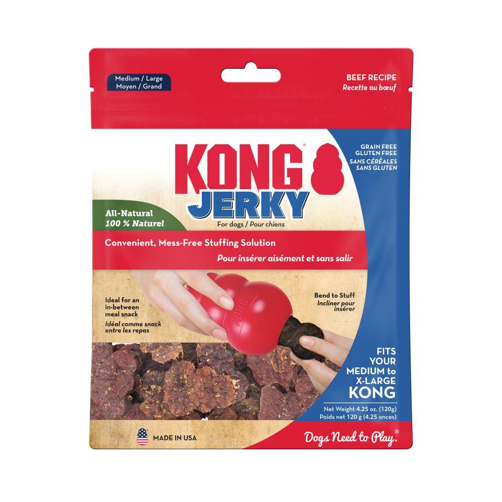 KONG Jerky Beef Dog Treats, Medium/Large