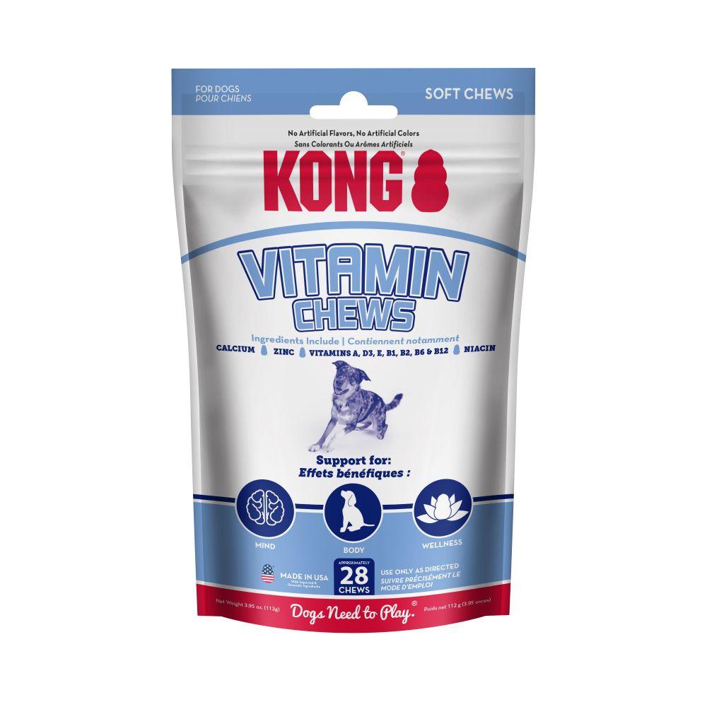 KONG Vitamin Chews Dog Supplement, 28-count