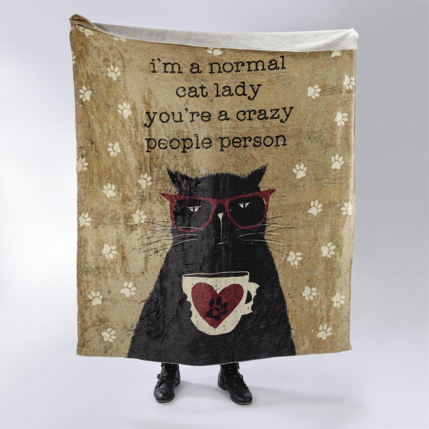 Primitive's by Kathy Throw, Normal Cat Lady