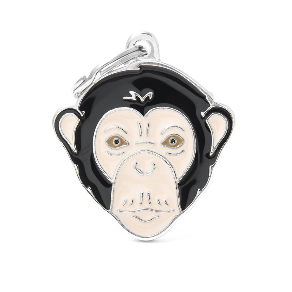 MyFamily Wild Chimpanzee Pet ID Tag, Medium (Size: Medium)