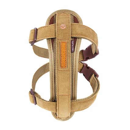 EzyDog Chest Plate Dog Harness, Corduroy, Large