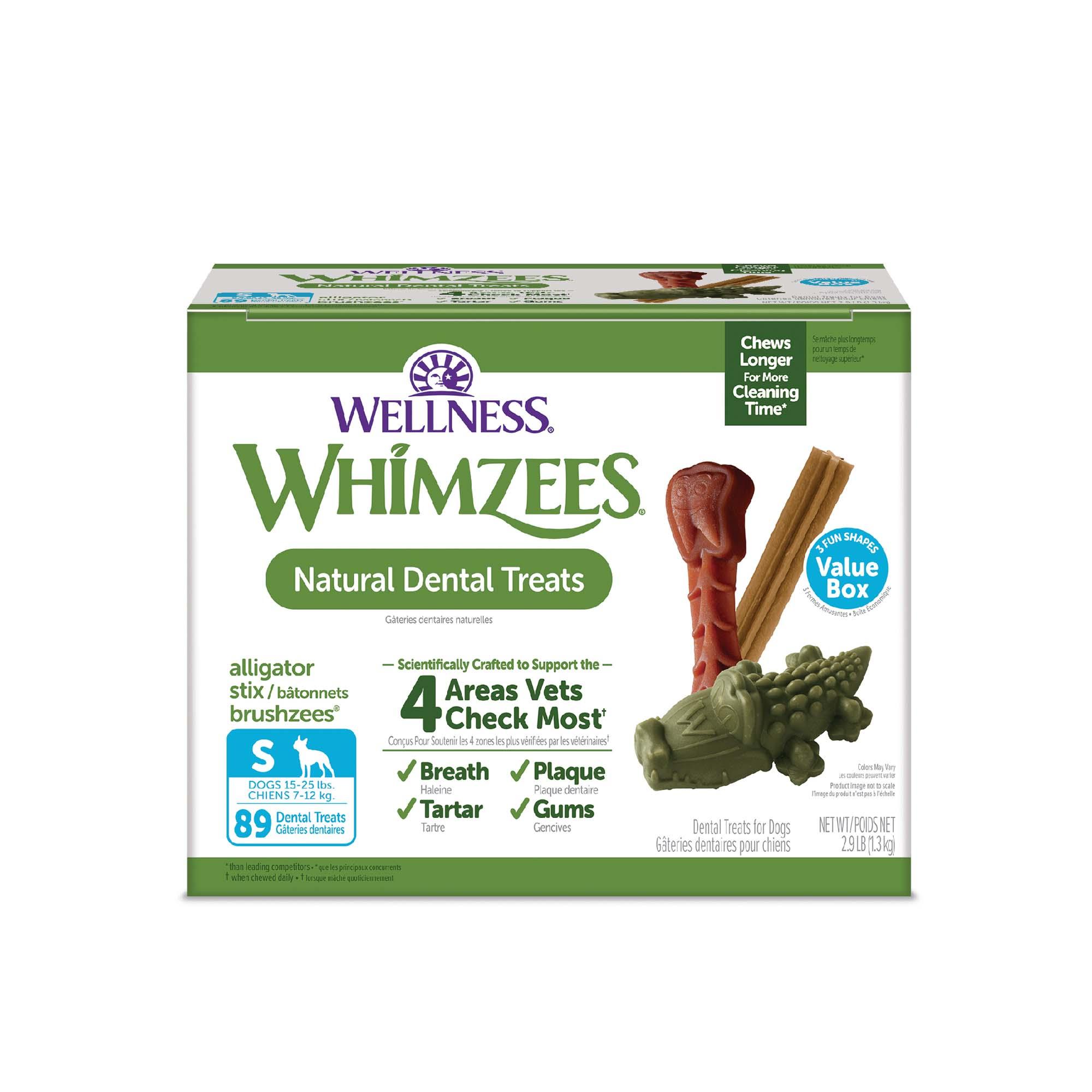 WHIMZEES Value Box Natural Dental Dog Treats, Small