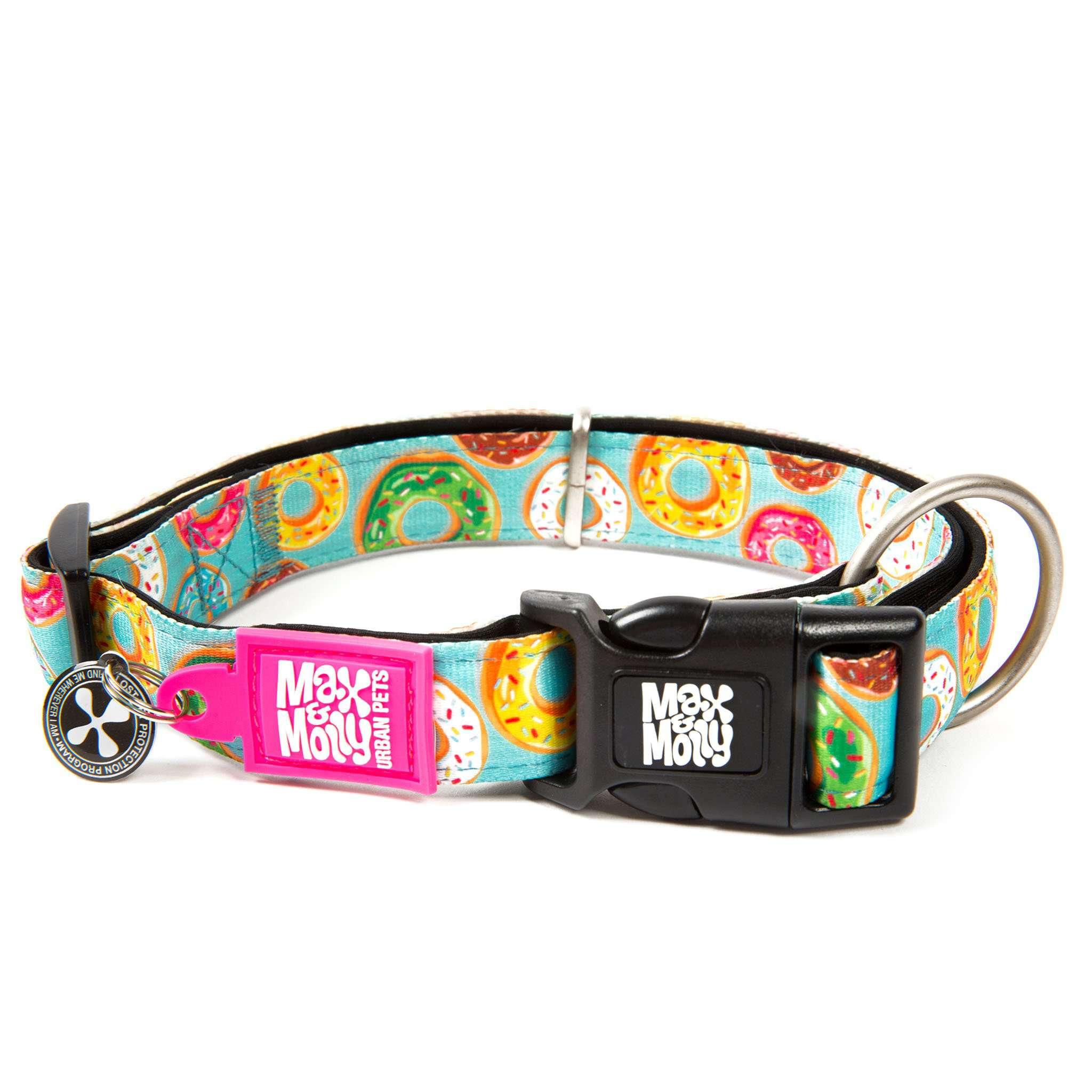 Max & Molly Smart ID Dog Collar, Donuts, X-Small