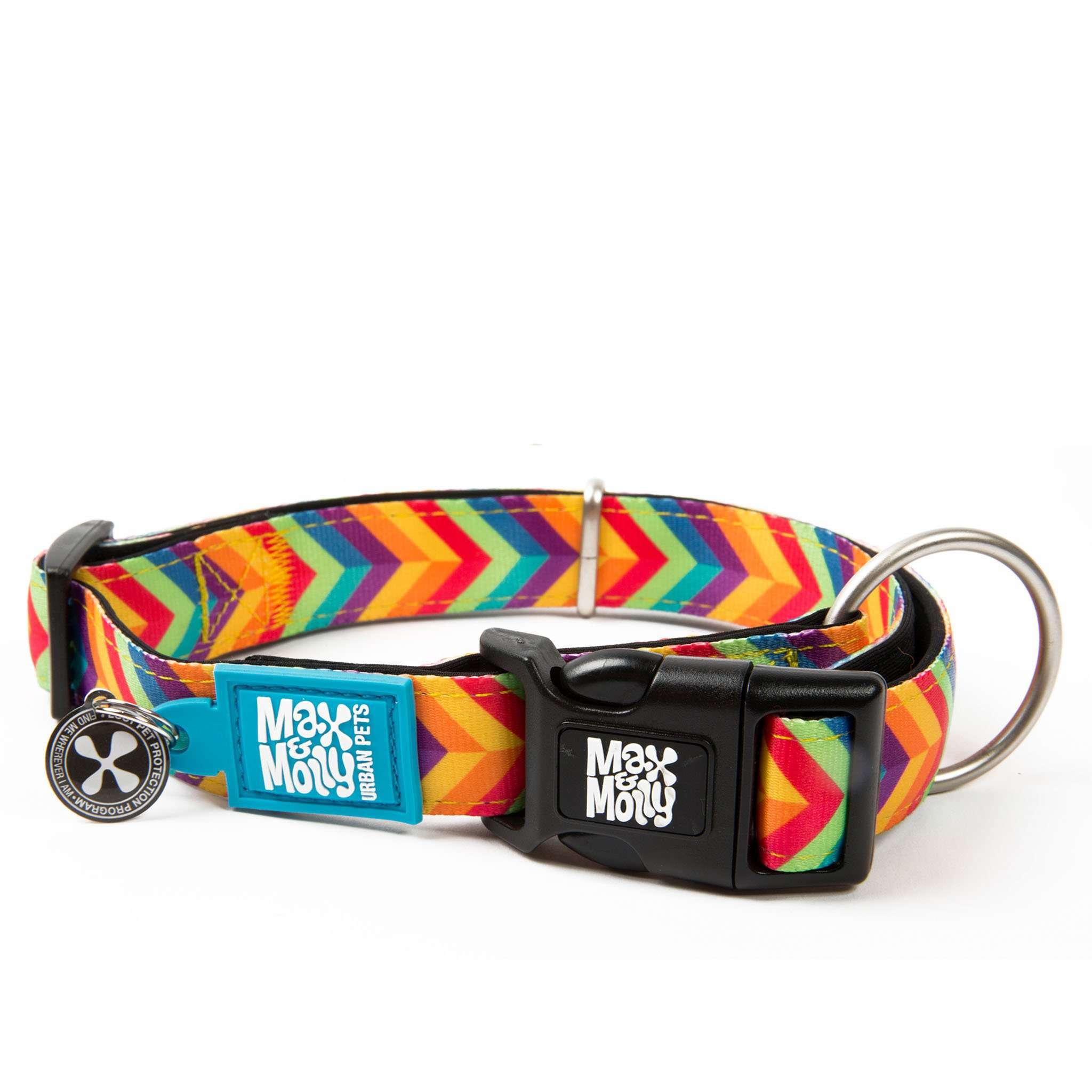 Max & Molly Smart ID Dog Collar, Summertime, Large