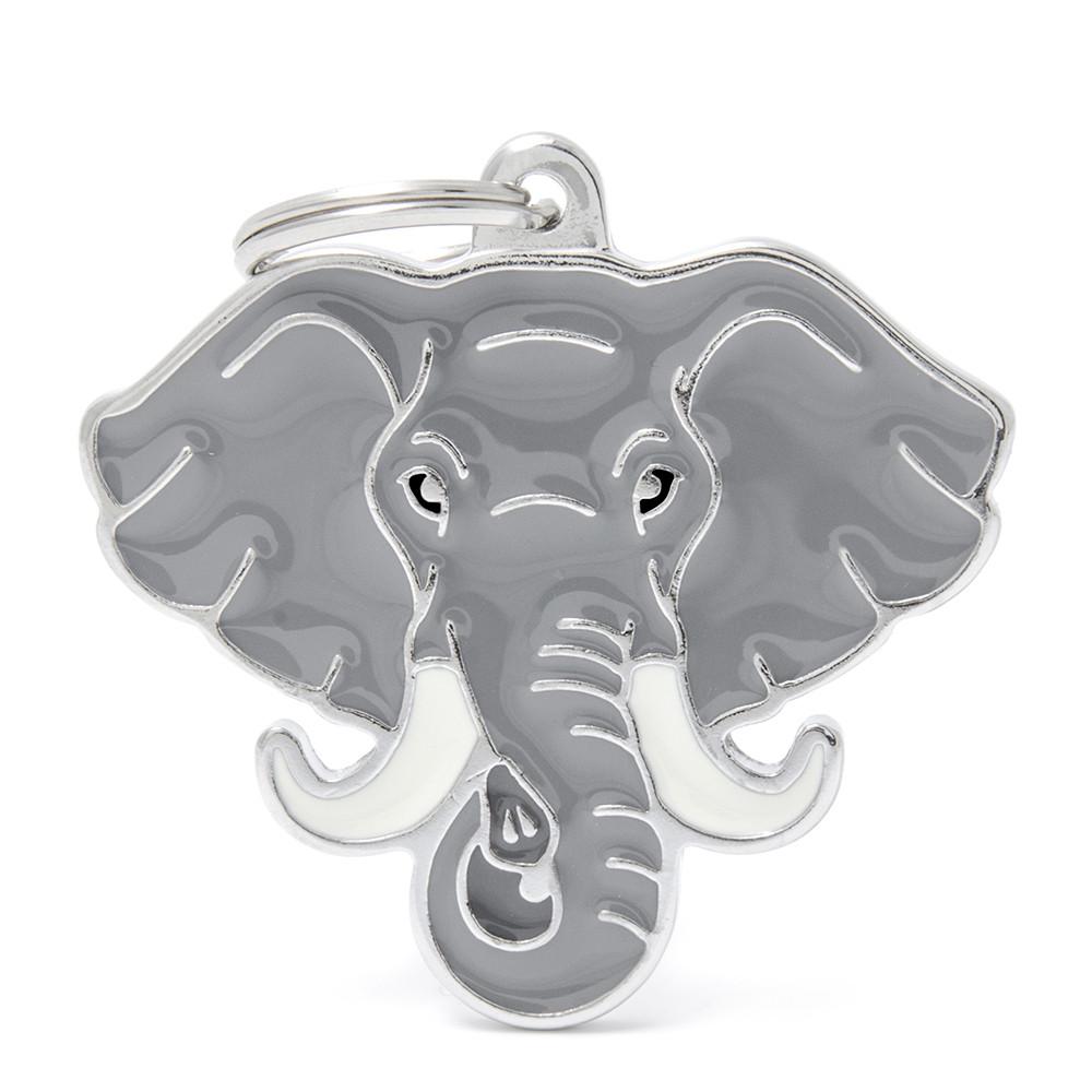 MyFamily Wild Elephant Pet ID Tag, Medium (Size: Medium)