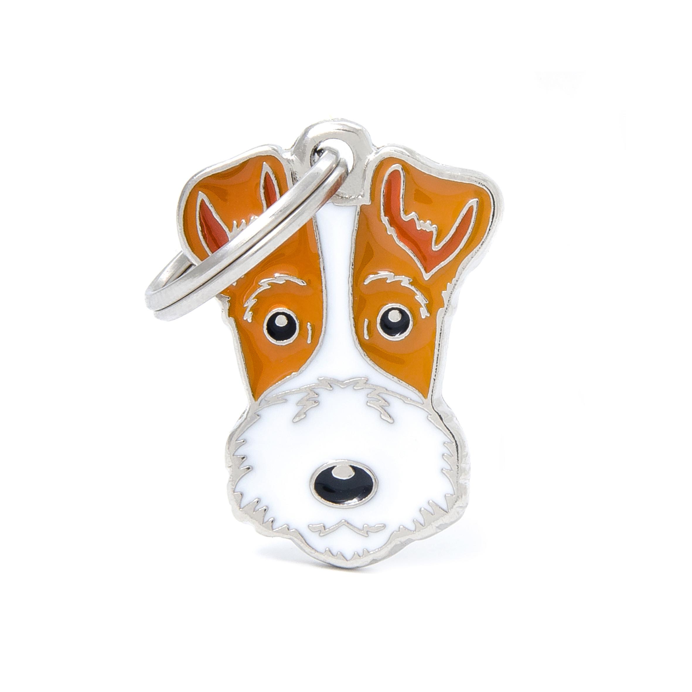 MyFamily Friends Fox Terrier Pet ID Tag, Medium