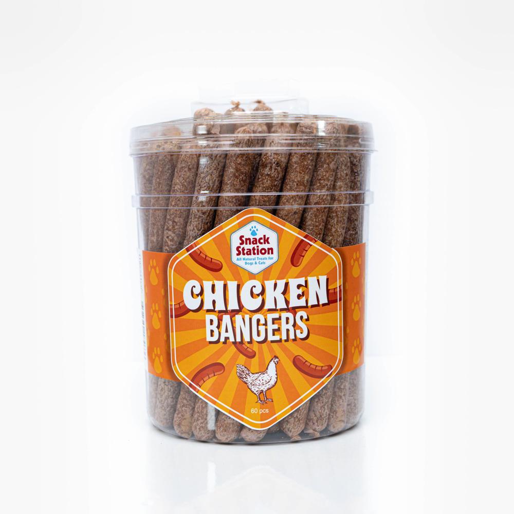This & That Snack Station Chicken Bangers Dog Treats