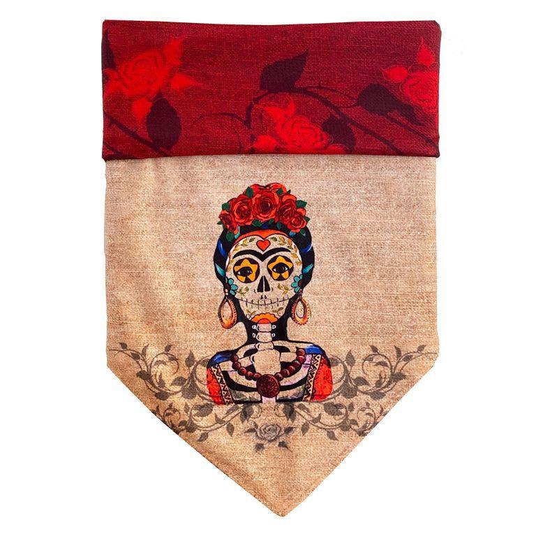 WaLk-e-Woo Dog Bandana, Frida, Large