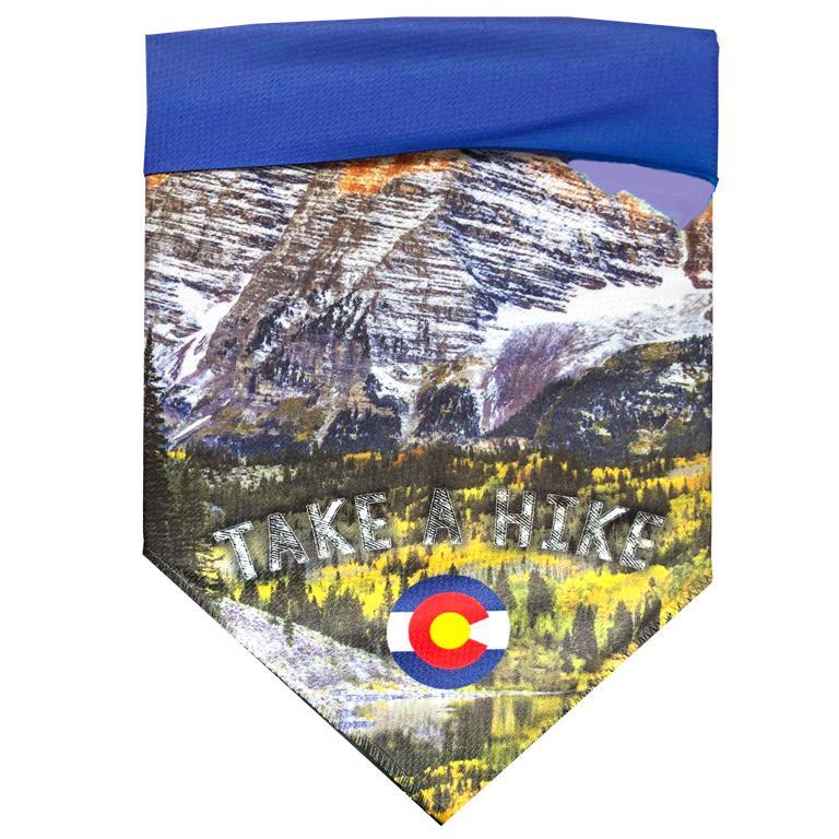 WaLk-e-Woo Dog Bandana, Take A Hike, Small