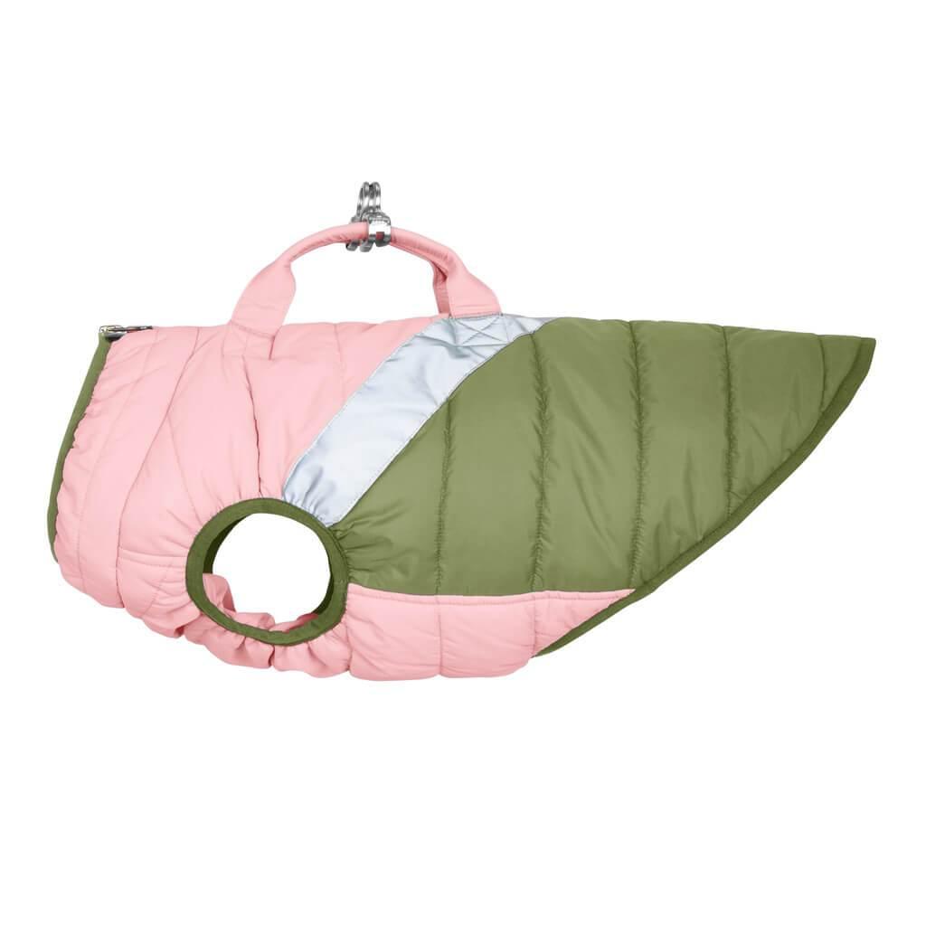 Gooby Mountaineer Dog Jacket, Peach, Large