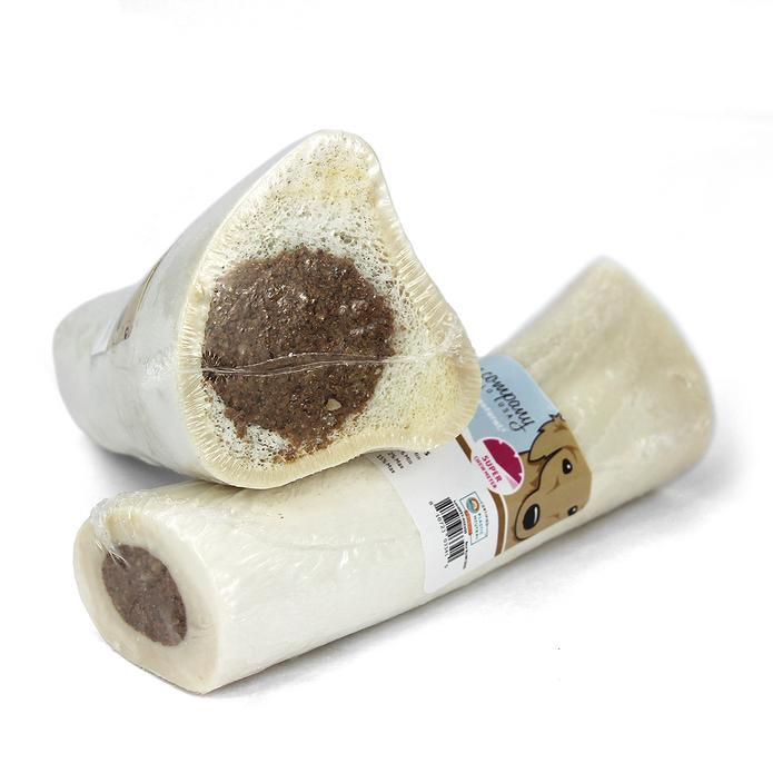 Tuesday's Natural Dog Company Filled Bone Beef Dog Treats, 5-in
