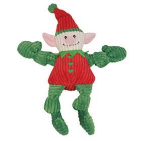 HuggleHounds Knottie Elf Dog Toy, Large