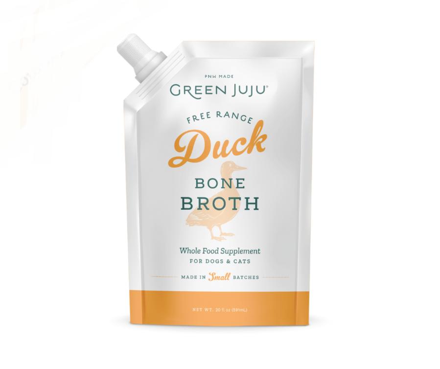 Green Juju Duck Bone Broth for Dogs & Cats