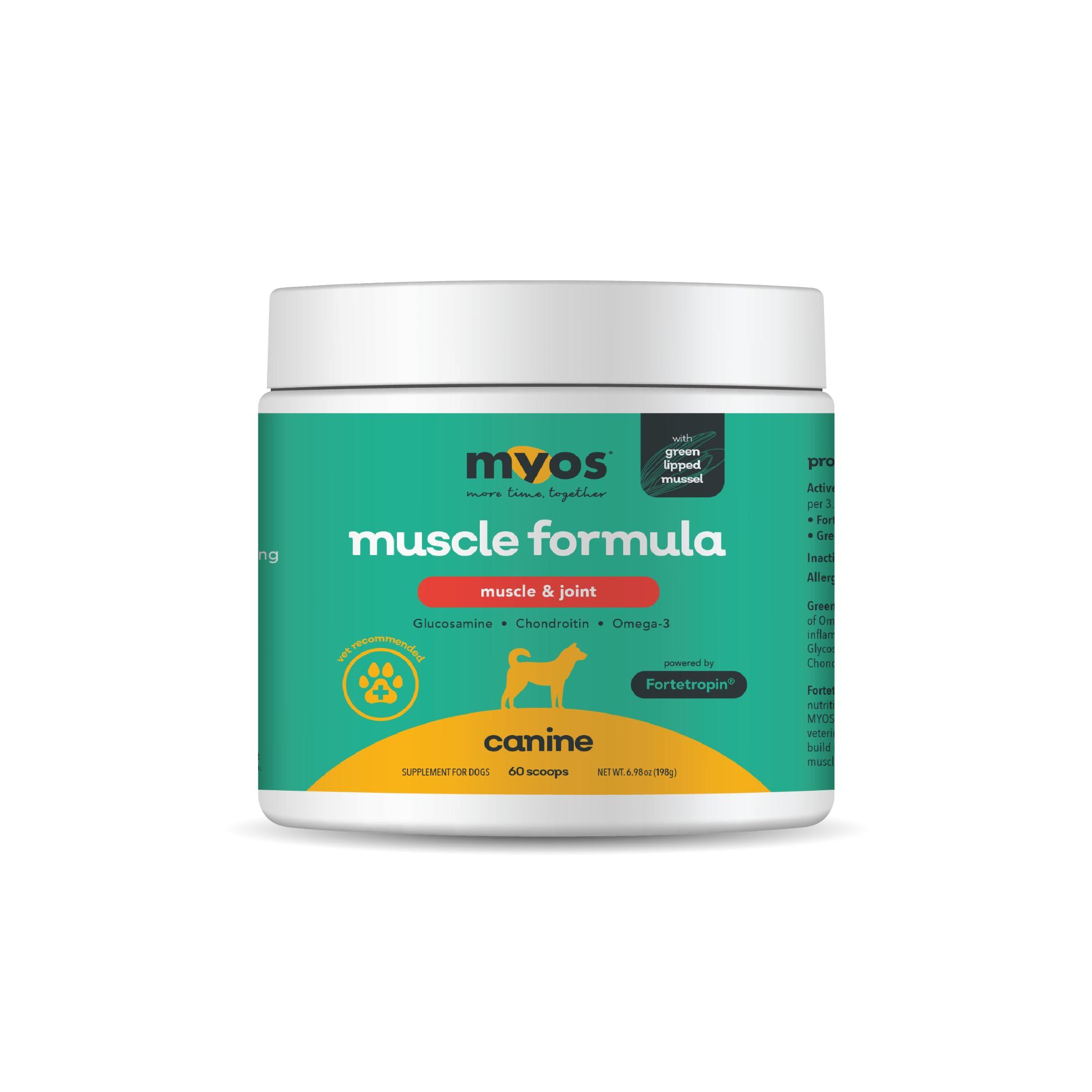 MYOS Muscle & Joint Dog Supplement, 6.98-oz|198-gram