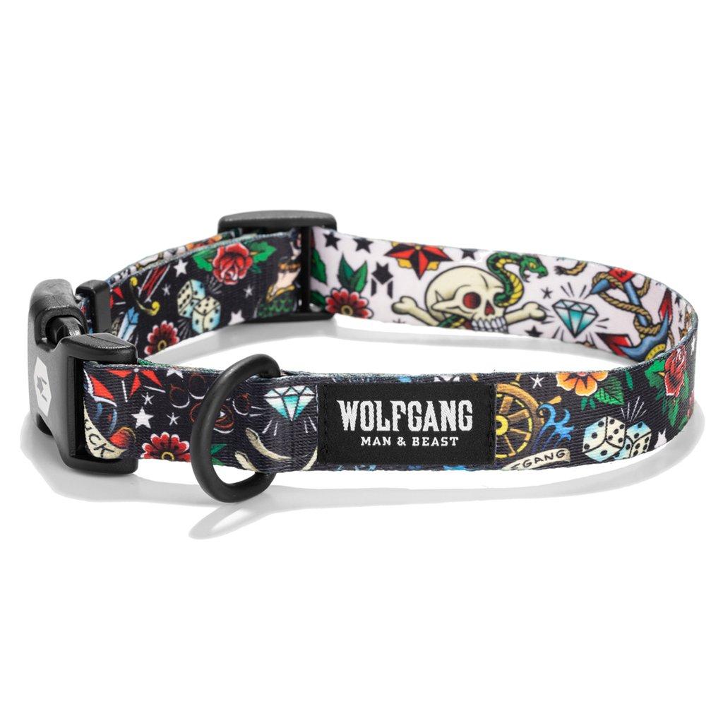 Wolfgang Dog Collar, VintageBlack