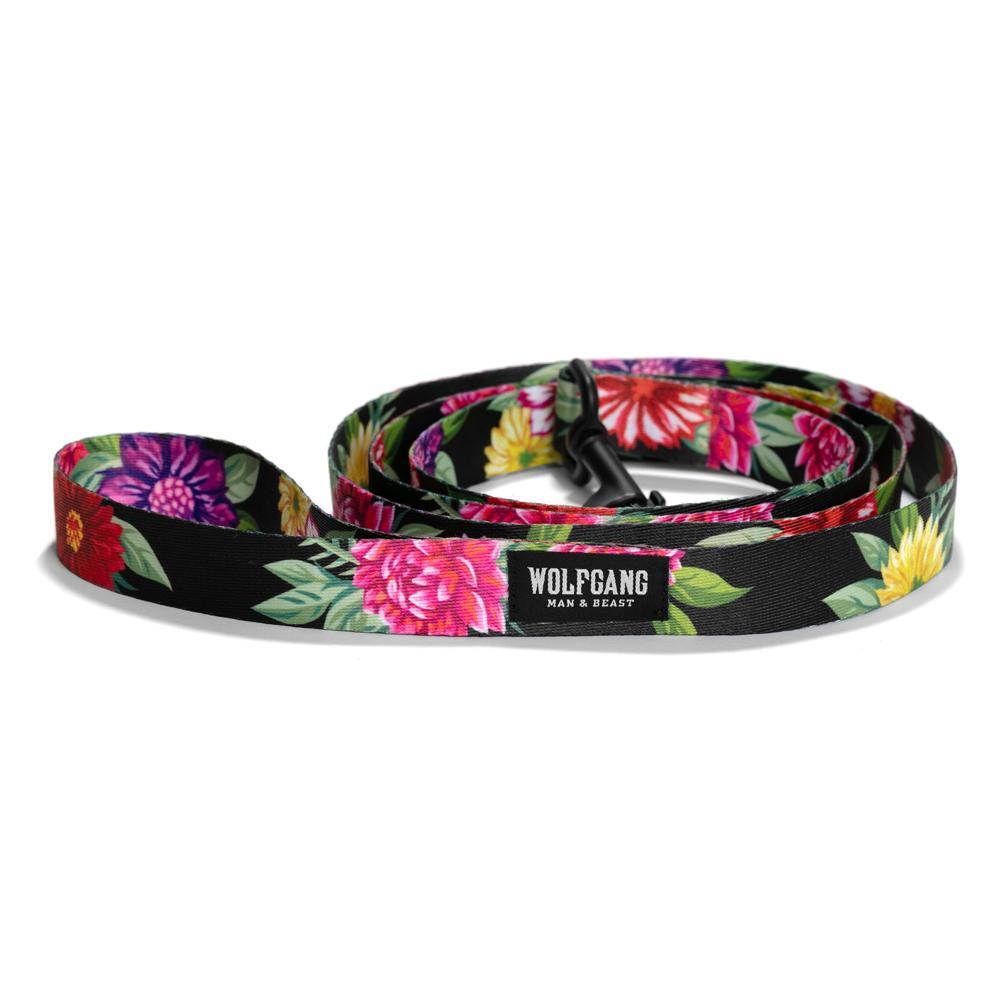 Wolfgang Dog Leash, DarkFloral