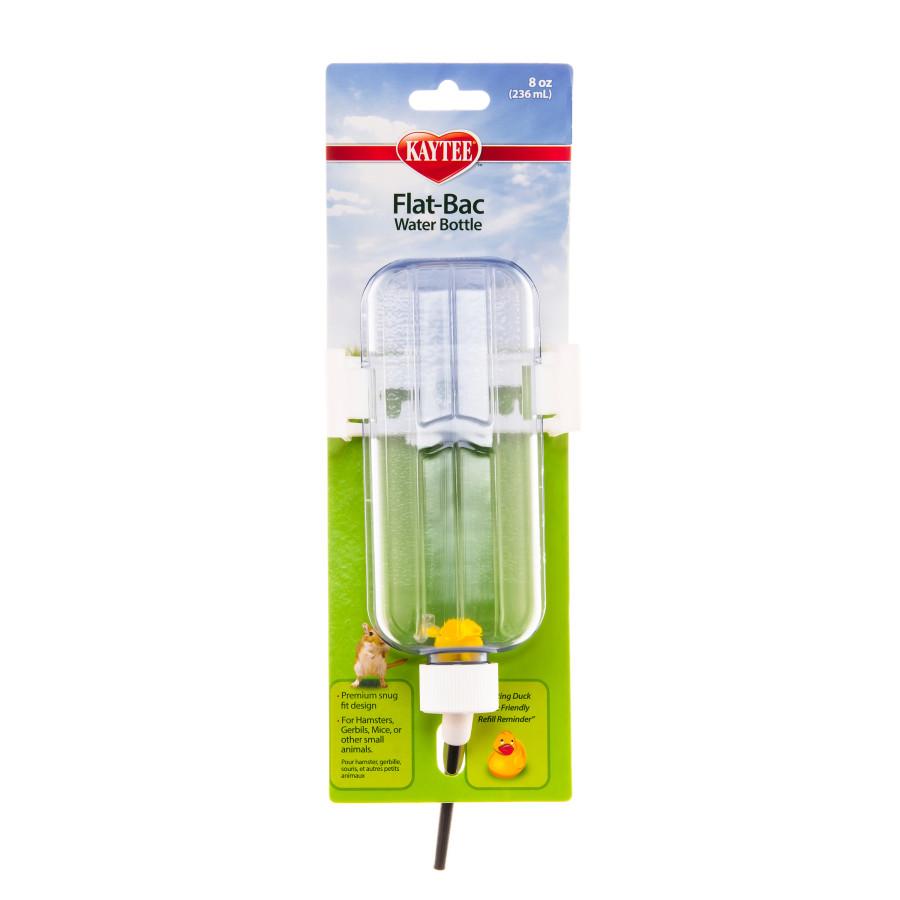 Kaytee Flat Bac Water Bottle for Hamsters, Clear