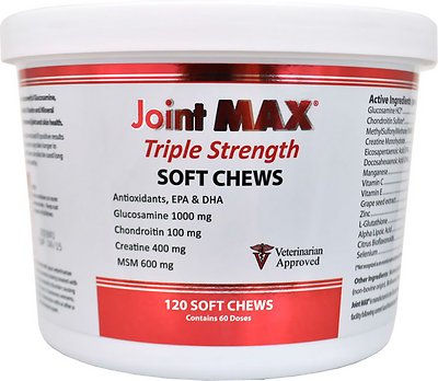 Joint MAX Triple Strength Soft Chews for Dogs, 120-count
