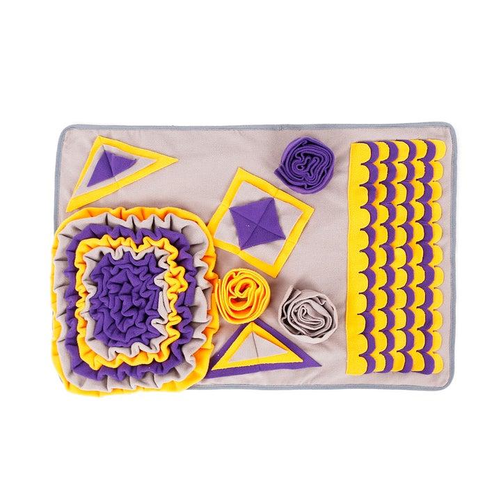 Injoya Fun House Snuffle Mat Dog Toy, Purple