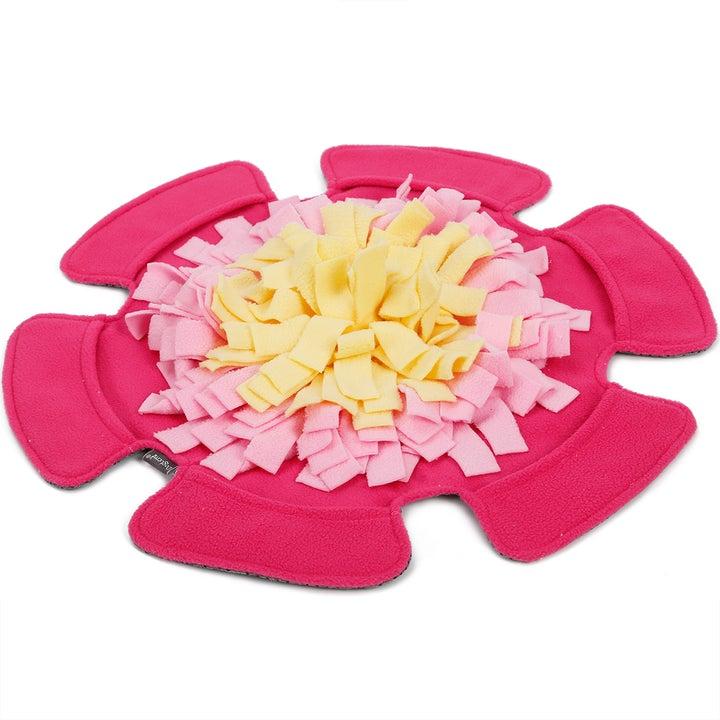 Injoya Pink Flower Snuffle Mat Dog Toy