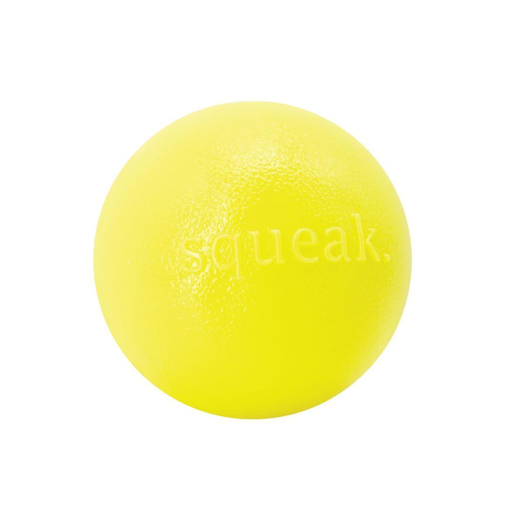 Planet Dog Orbee-Tuff Squeak Ball Dog Toy, Yellow, 3-in