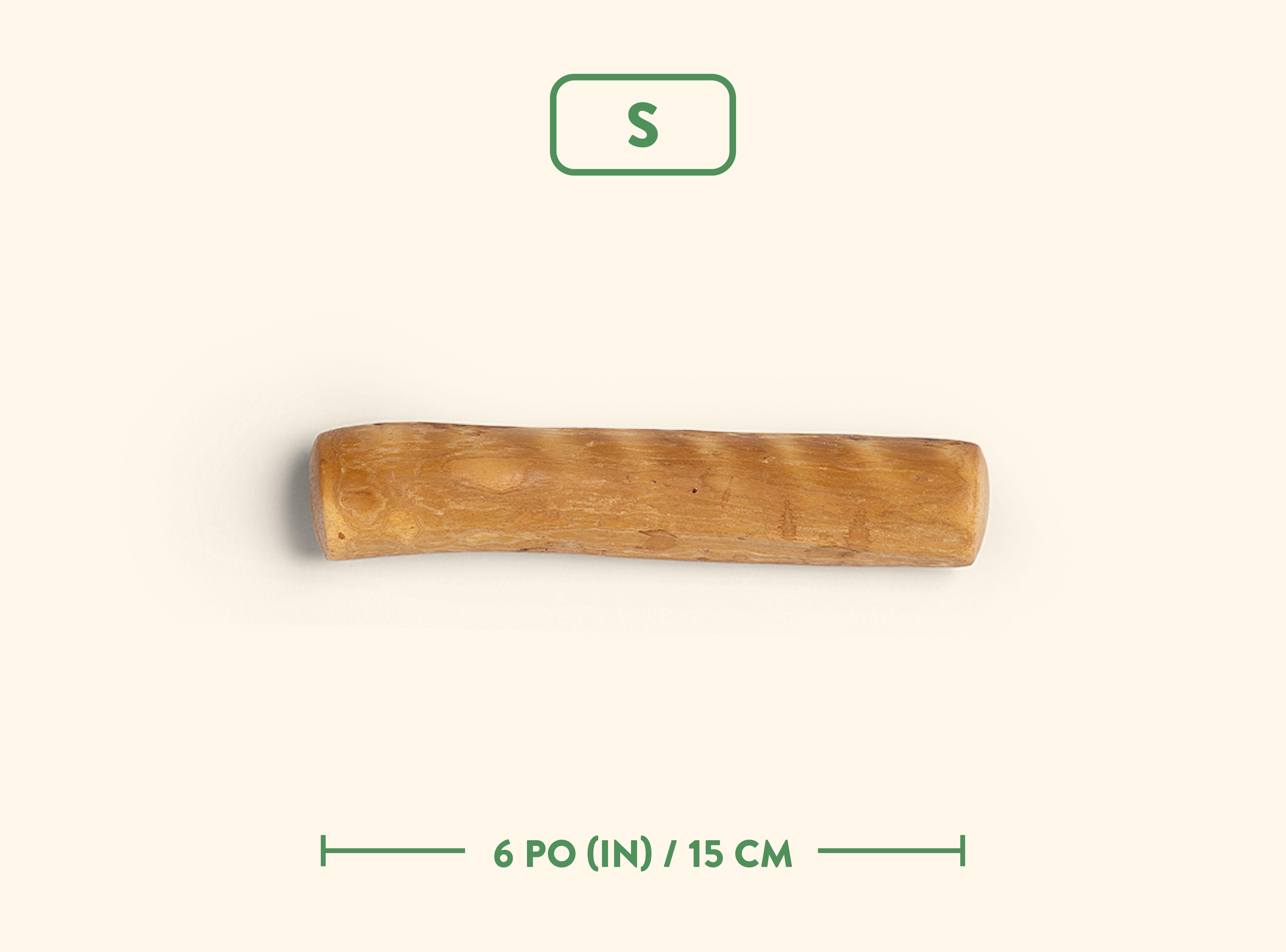 Jawgler Java Wood Smoked Maple Ham Chew Dog Toy, Small