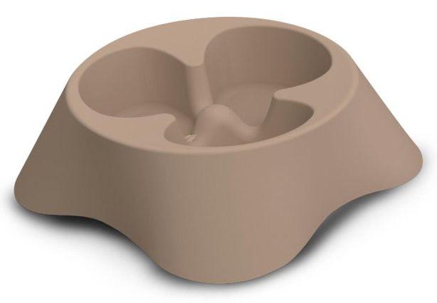 Bergamo Slow Feeder Pet Bowl, Nuvola Mocaccino