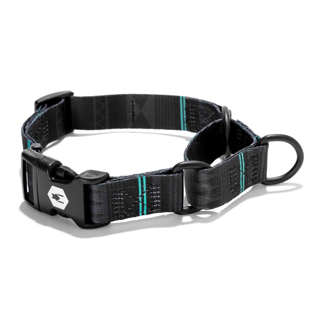 Wolfgang Martingale Dog Collar, NightOwl, Large (1-in x 18-22-in)