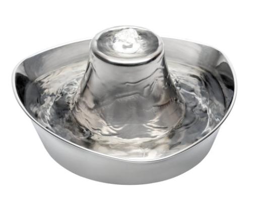 PetSafe Seaside Stainless Steel Pet Fountain, 1.8-L