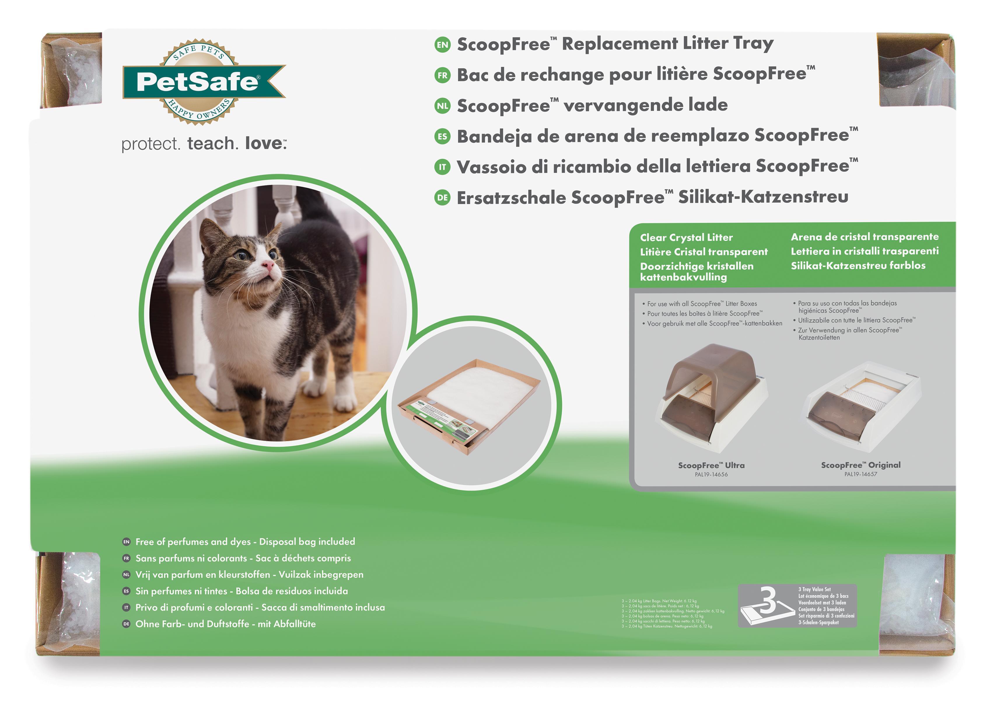 Petsafe Plateau De Rechange Pour Litière Scoopfree, Original, 3-Pqt