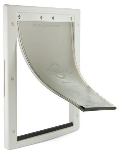Petsafe Chatière Porte De Plastique, Blanche, Moyen