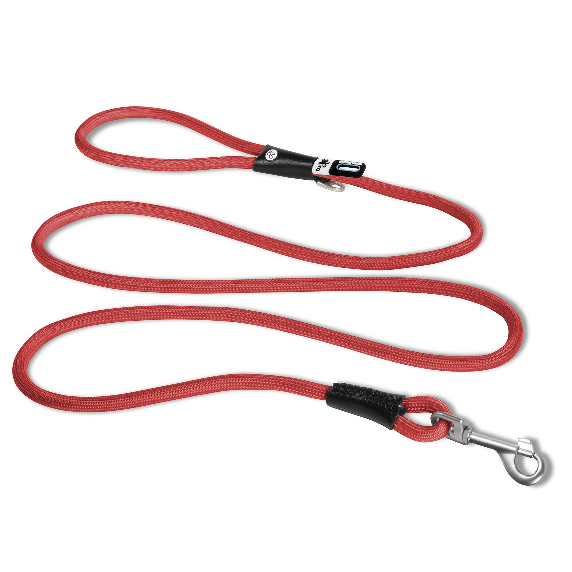 Curli Stretch Comfort Dog Leash, Red, Large