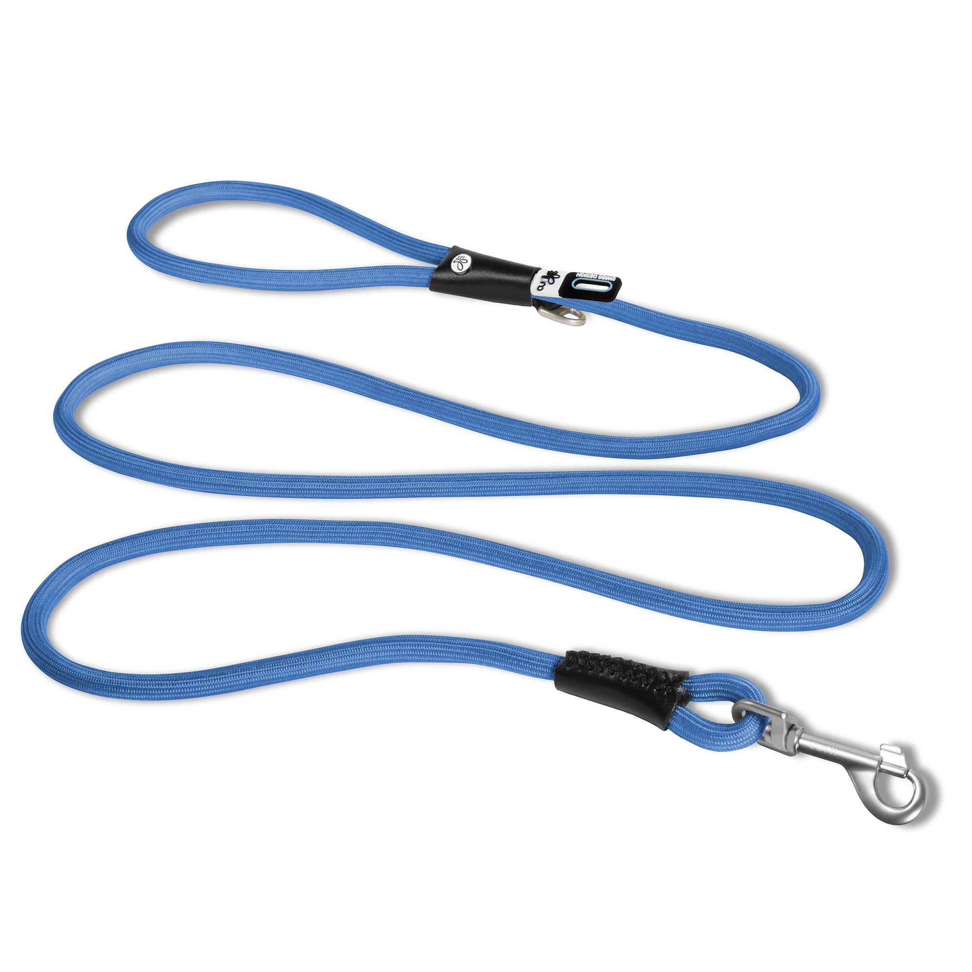 Curli Stretch Comfort Dog Leash, Blue, Large