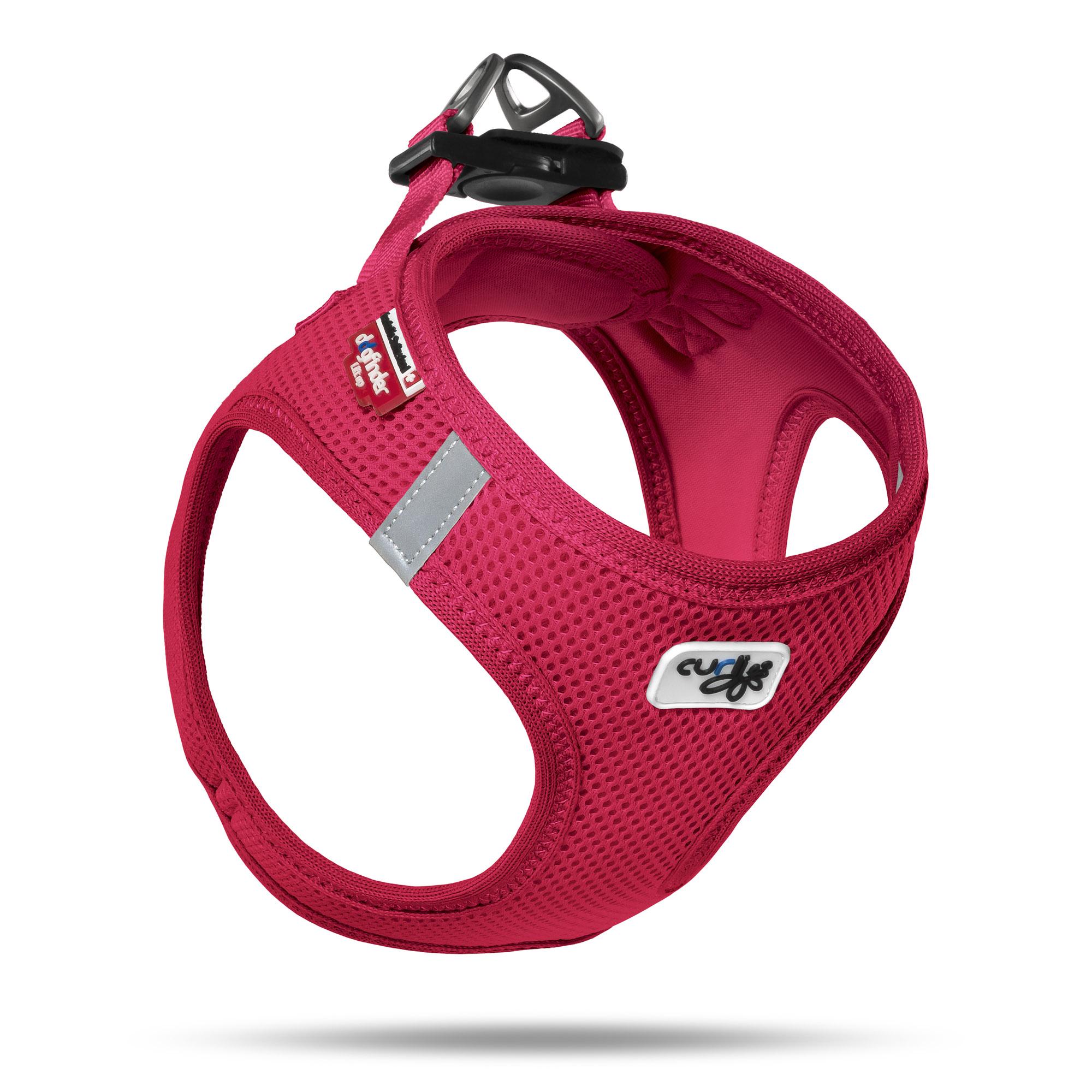 Curli Air-Mesh Vest Dog Harness, Red, Large