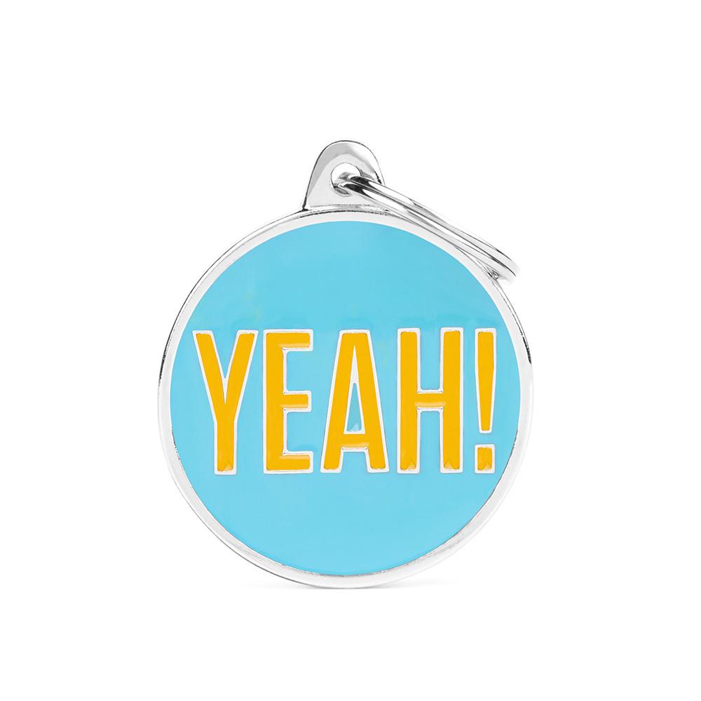 MyFamily Charms Yeah! Pet ID Tag, Medium