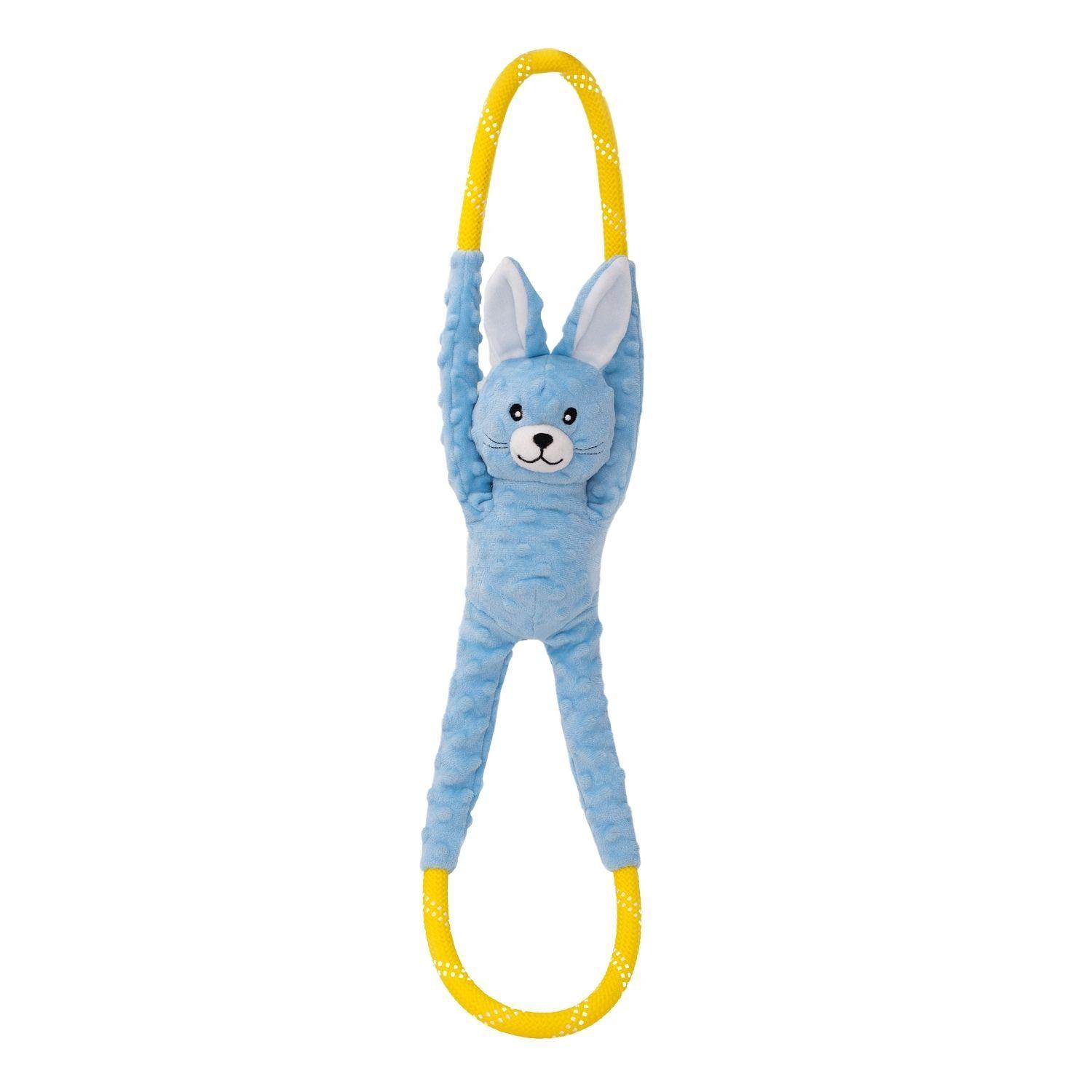 ZippyPaws Easter RopeTugz Bunny Rope Tug Dog Toy
