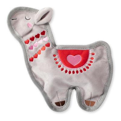 Pet Shop by Fringe Studio Llama Be Your Valentine Durable Plush Dog Toy