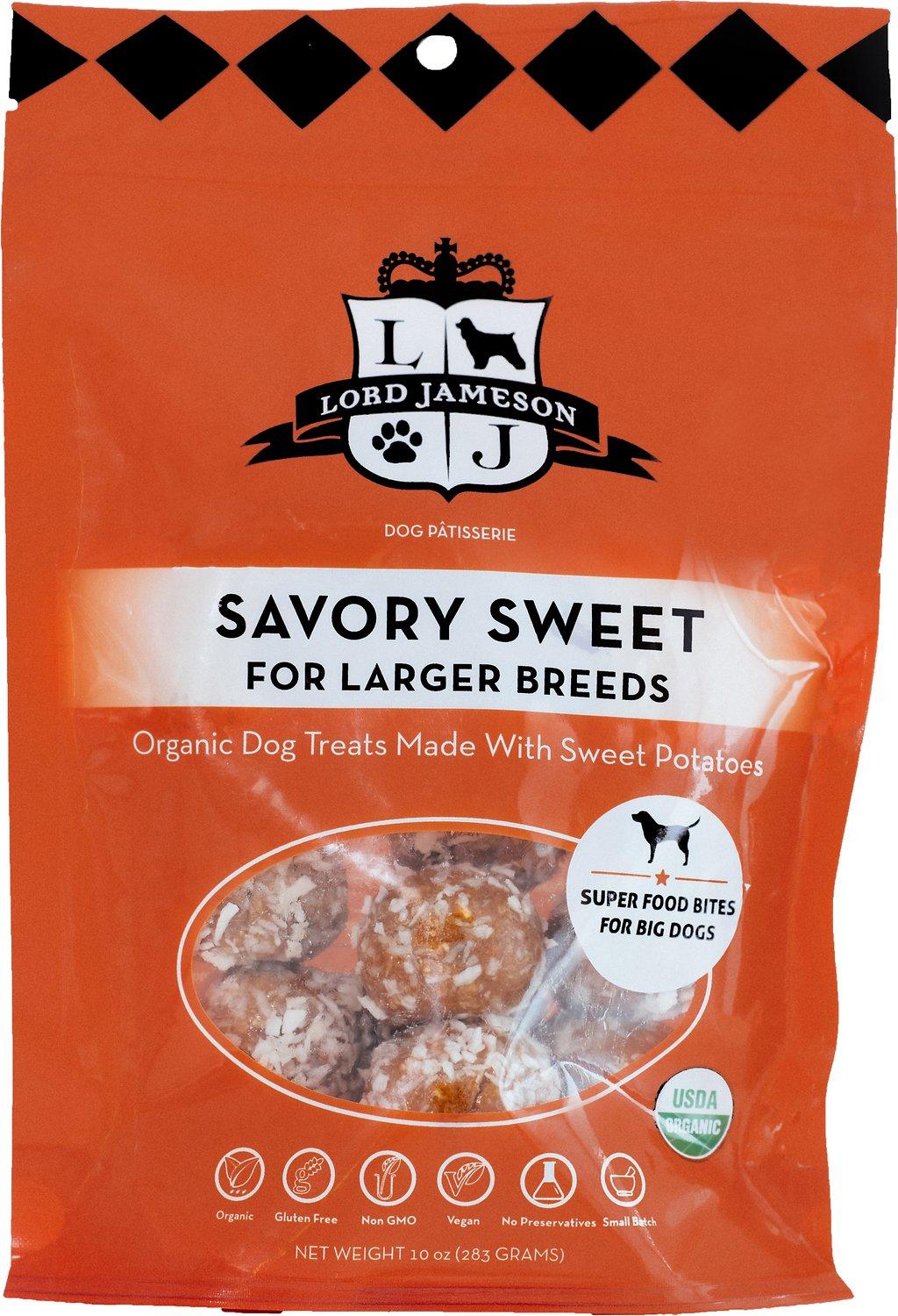 Lord Jameson Savory Sweet Large Breed Dog Treats, 10-oz