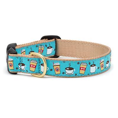 Up Country Dog Collar, Coffee Nut, 5/8-in x 9-15-in