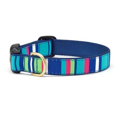 Up Country Dog Collar, Sutton Stripe, 1-in x 12-18-in